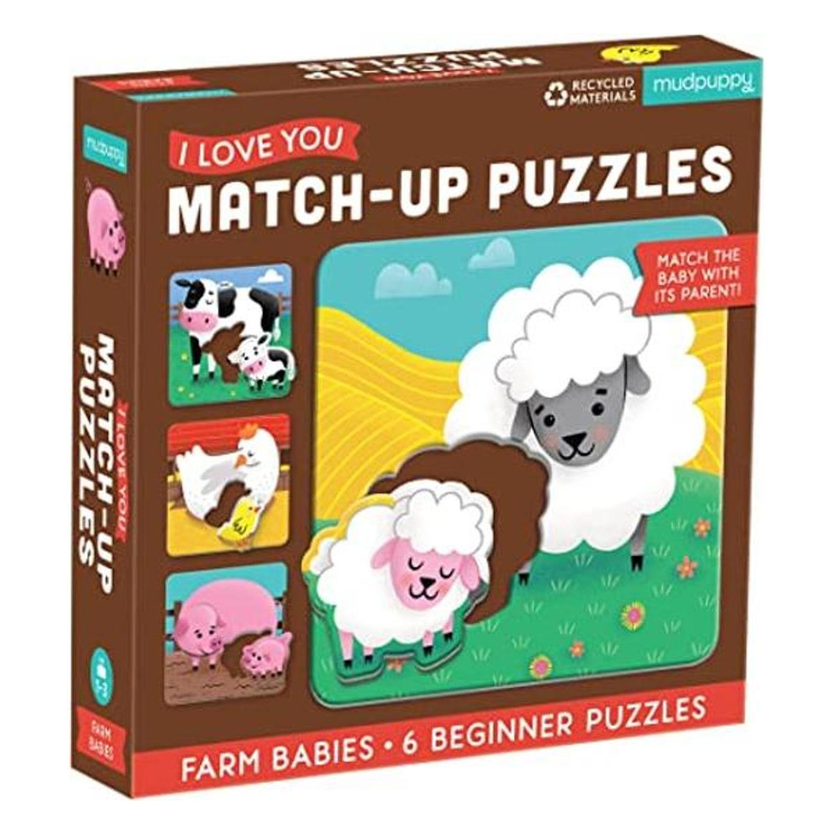 Mudpuppy I Love You MatchUp Puzzles