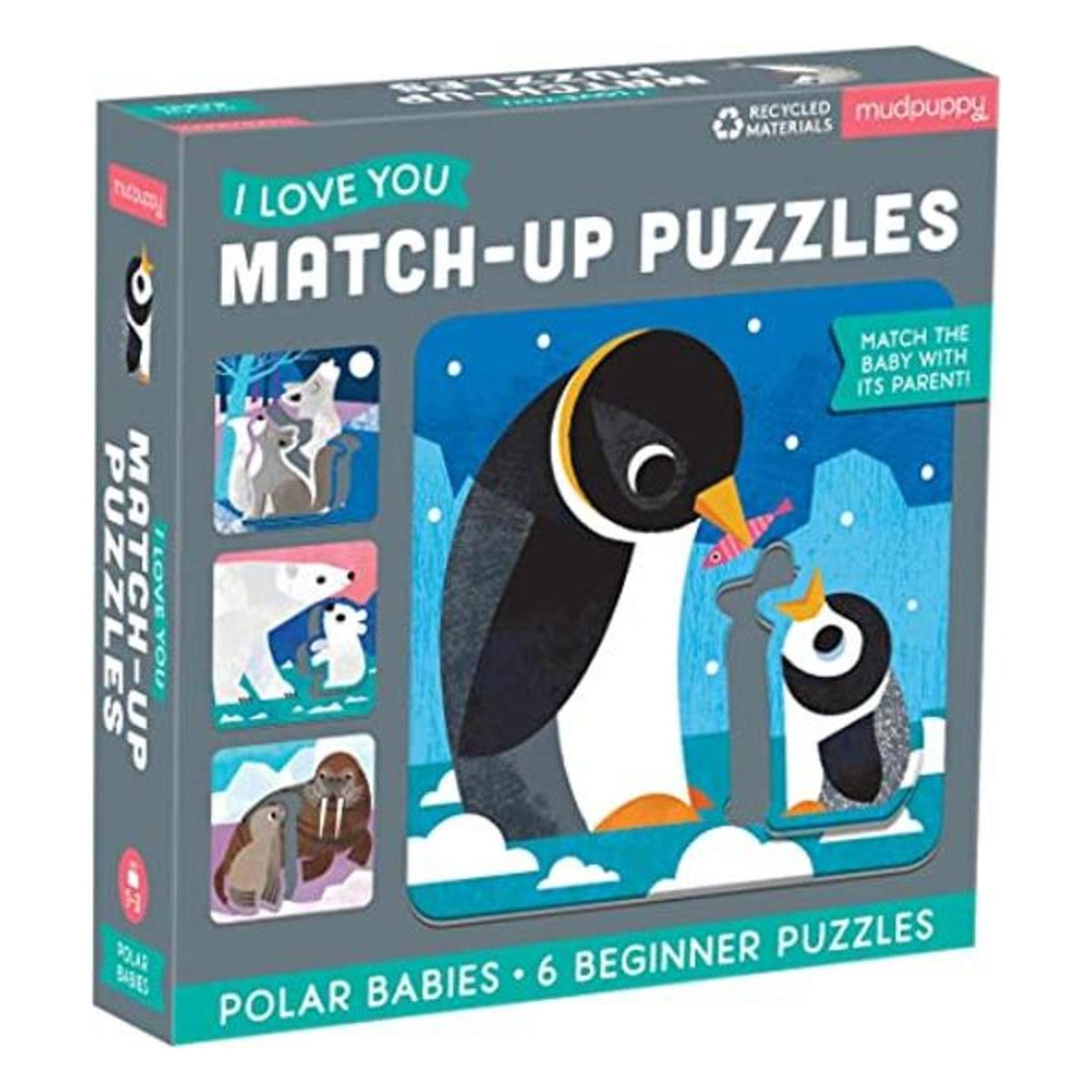 Polar Babies I Love You MatchUp Puzzles