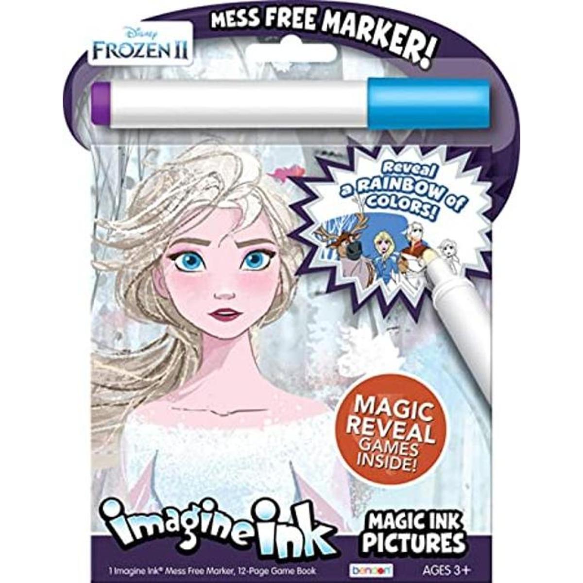 Imagine Ink Libro de juegos para colorear Frozen II