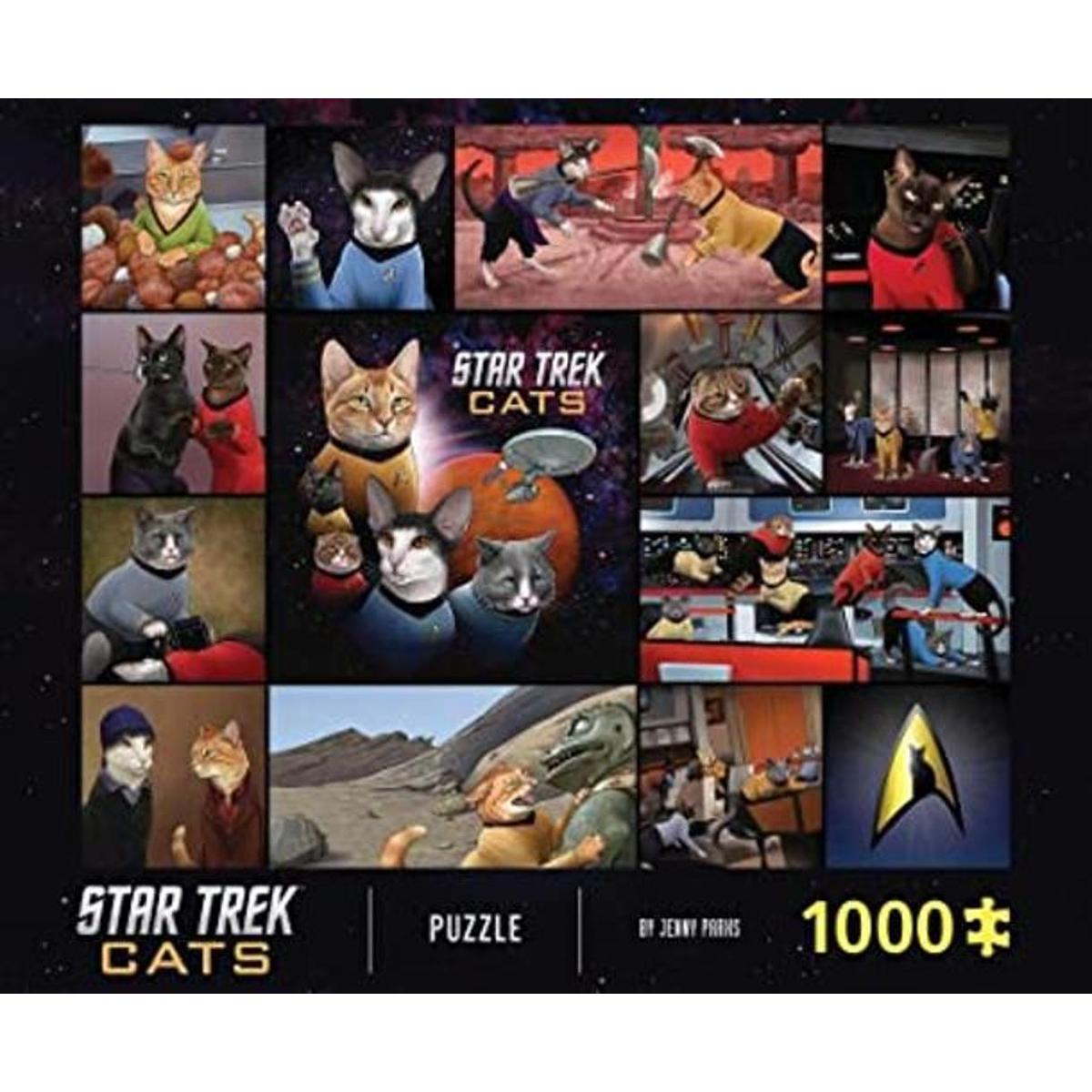 Chronicle Books Star Trek Cats Puzzle 1000 piezas