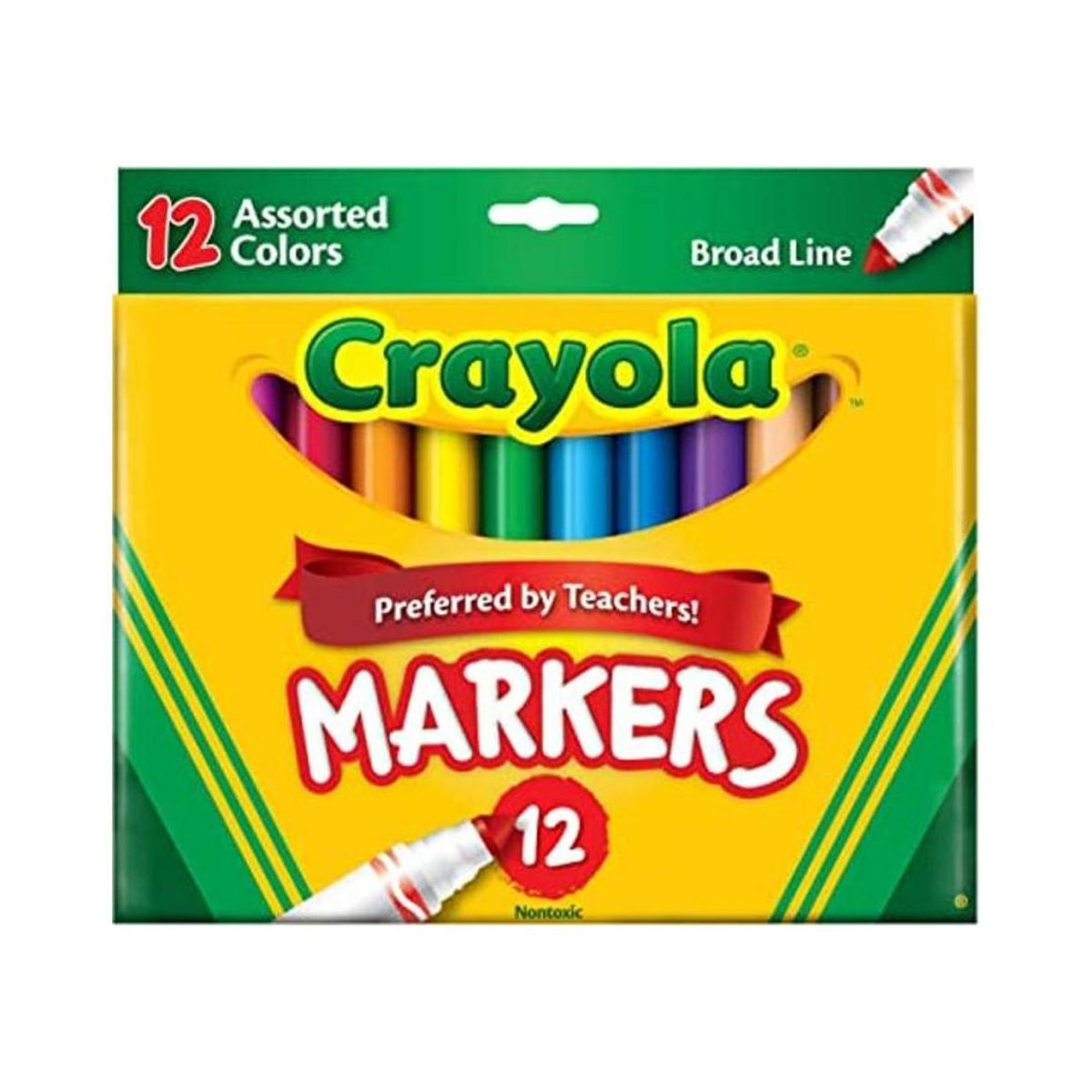Marcadores no lavables Crayola