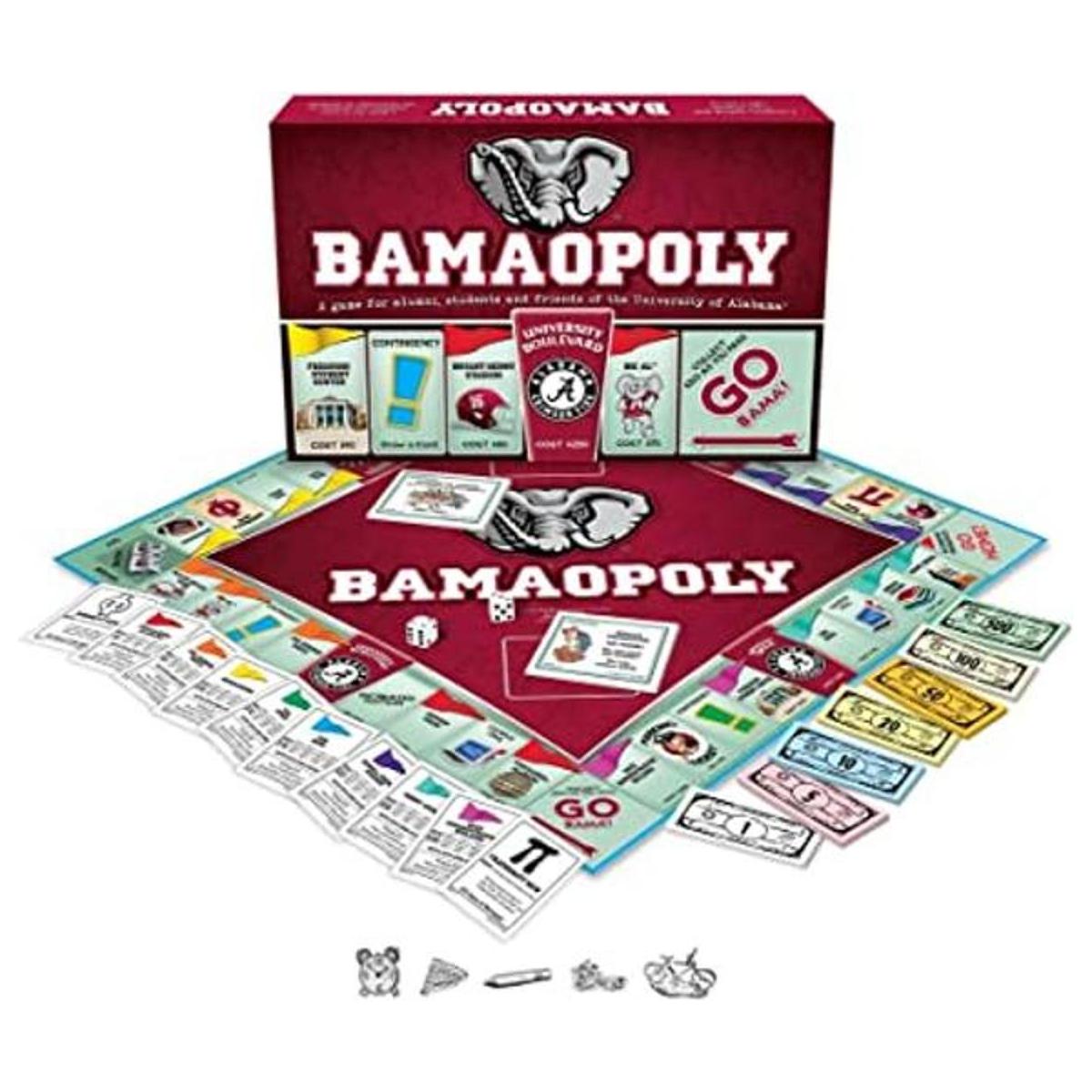 Juego de mesa Bamaopoly de la Universidad de Alabama
