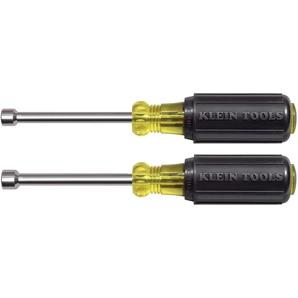 Klein Tools Juego de destornilladores de tuercas de punta magnética