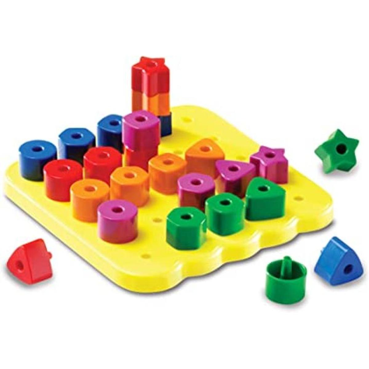 Learning Resources Tablero de clavijas apilable