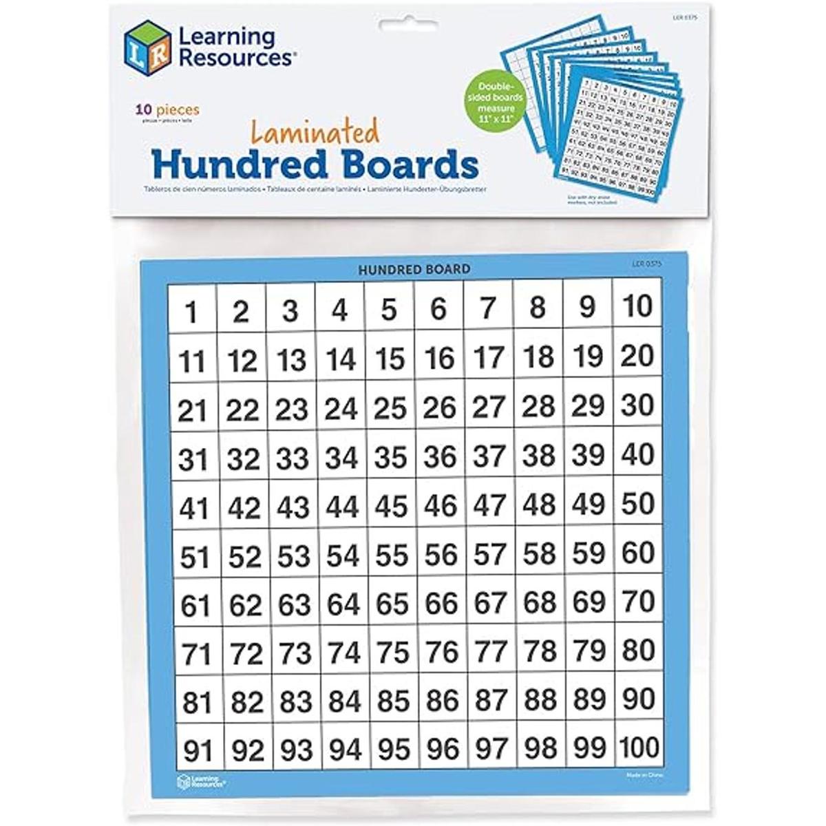 Cartones laminados de Learning Resources
