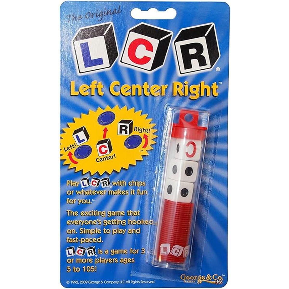 Juego de dados LCR Left, Center, Right