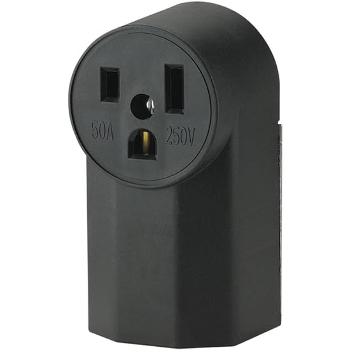 Eaton WD1252 receptáculo con 2 polos 3 cables 50 amp 125 voltios