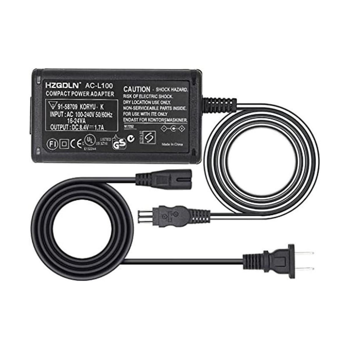 Cargador adaptador de corriente alterna para Sony Handycam