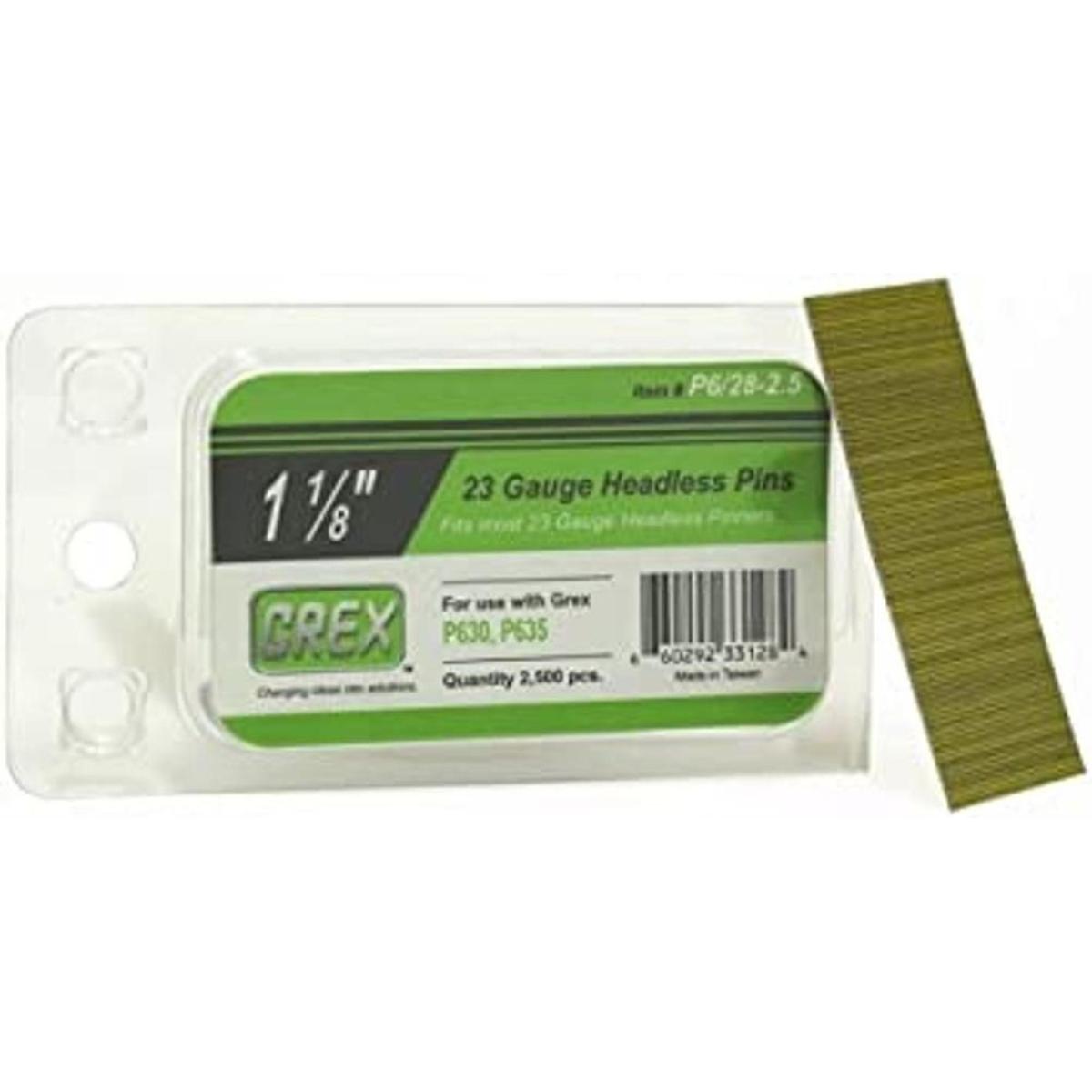 Clavijas sin cabeza galvanizadas GREX P6282.5