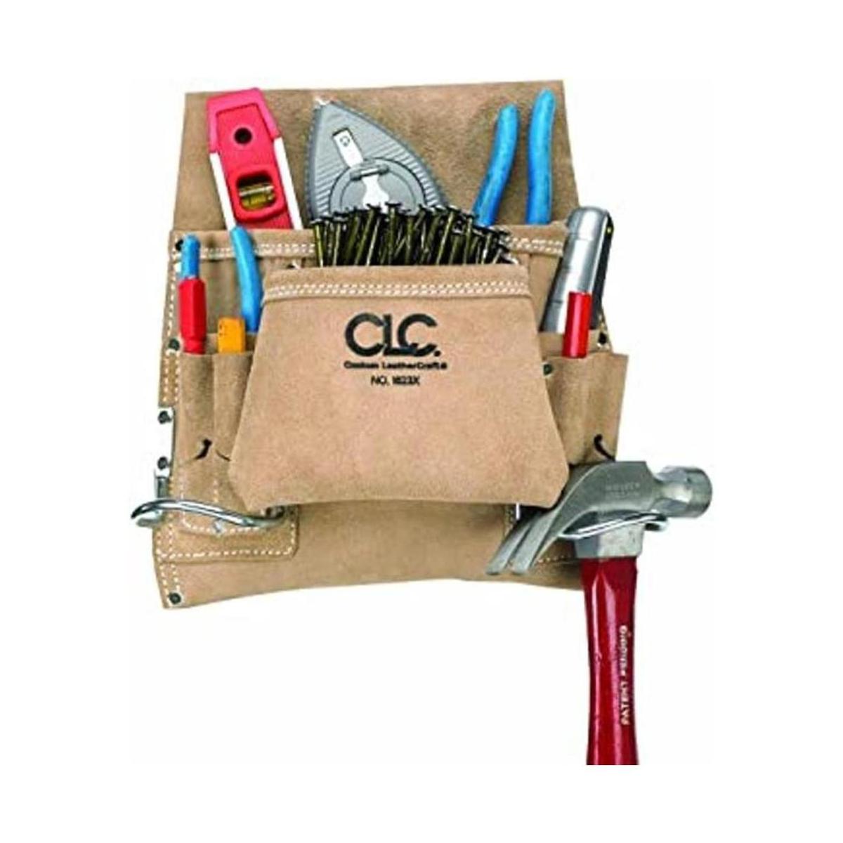 Custom Leathercraft Bolsa de gamuza para herramientas