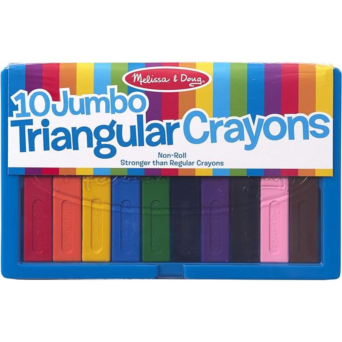 Crayones triangulares grandes de Melissa y Doug