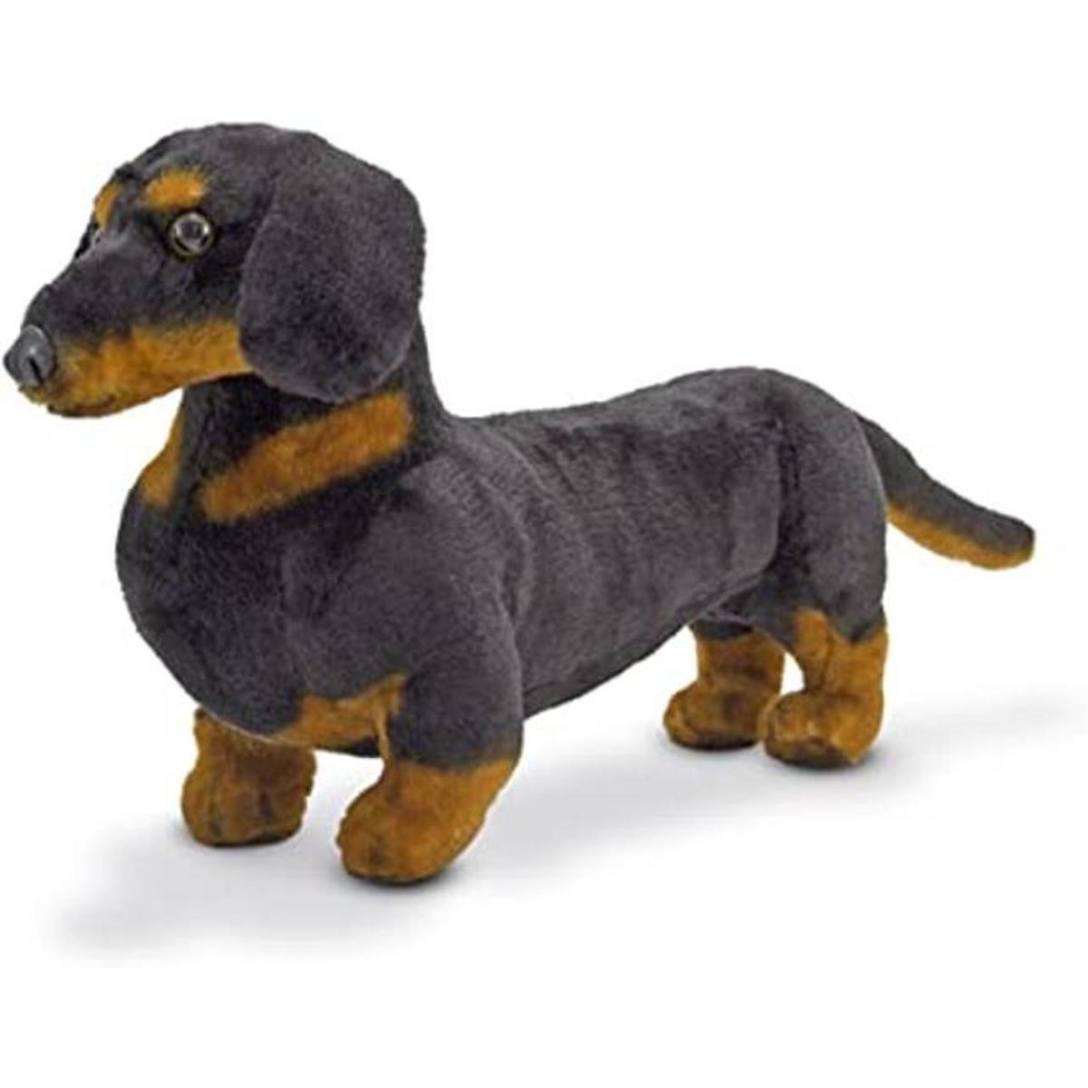 Perro de peluche realista grande