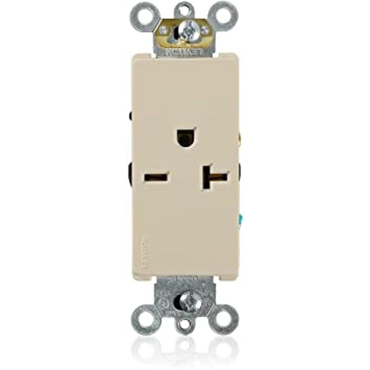 Leviton 20A, 250V, Receptáculo único
