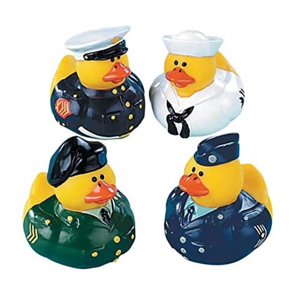 Patos de goma militares