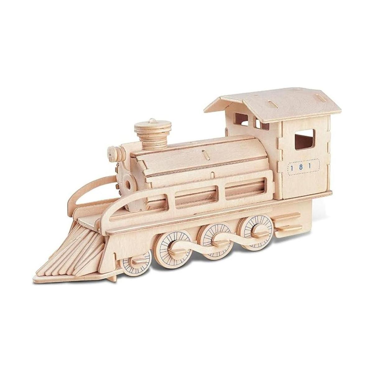 perplejo tren de vapor 3D