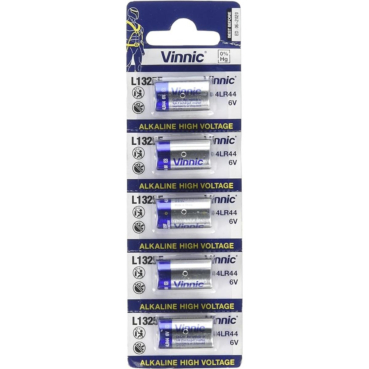 Vinnic a28px 5 Pcs 6 V reemplazo baterías alcalinas L1325