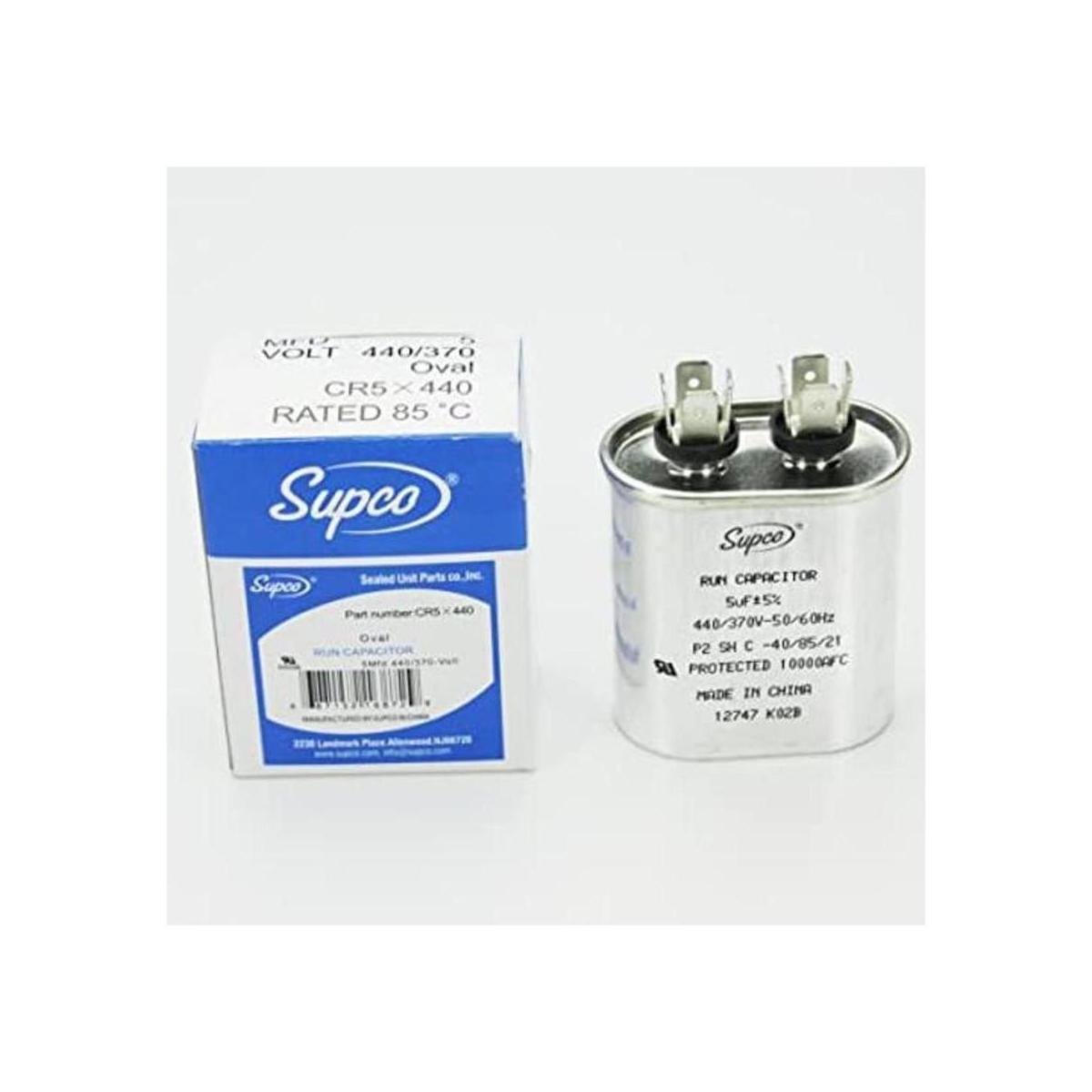 Condensador de 5 MFD de 440 voltios