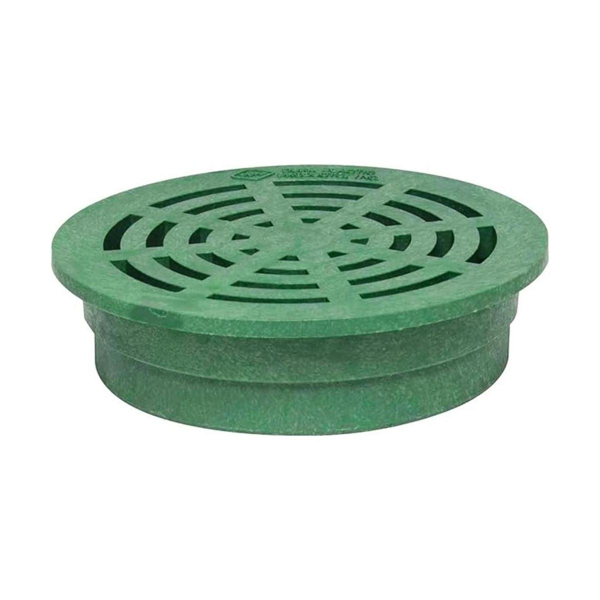 Rejilla de drenaje verde de 6 pulgadas
