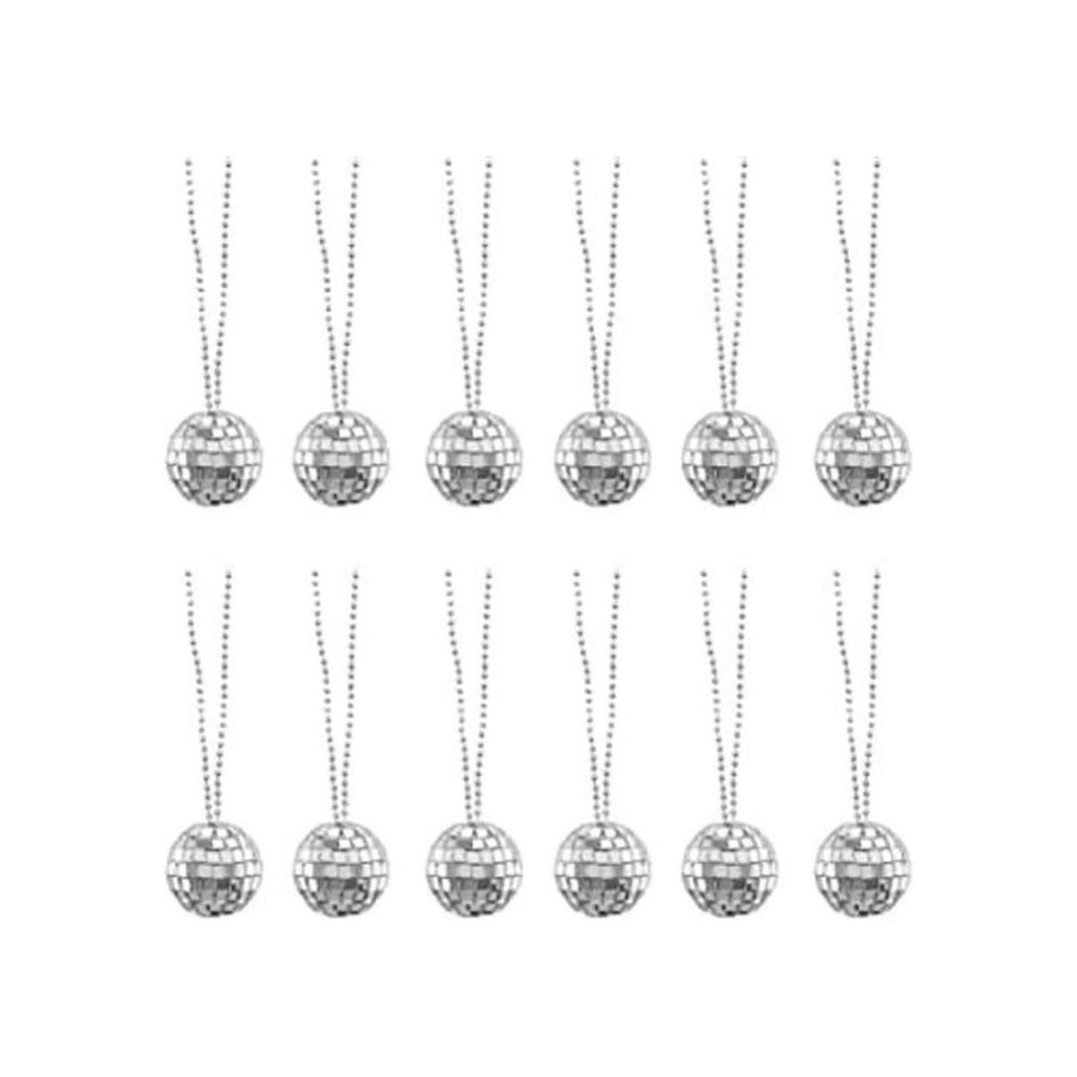 collares de bola de discoteca