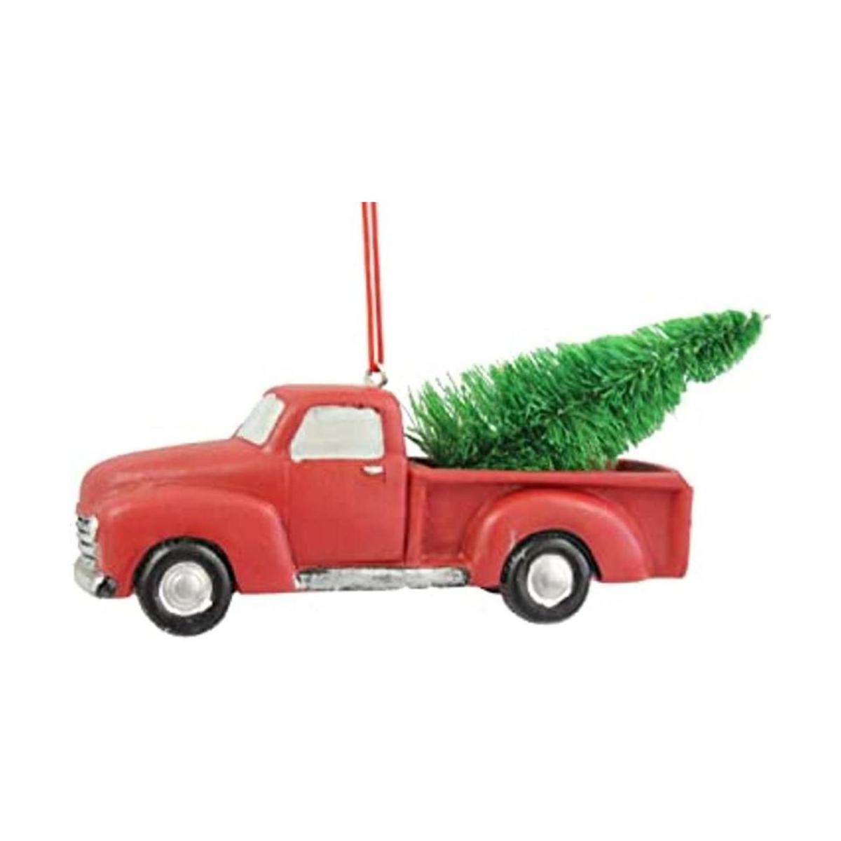camioneta adorno árbol