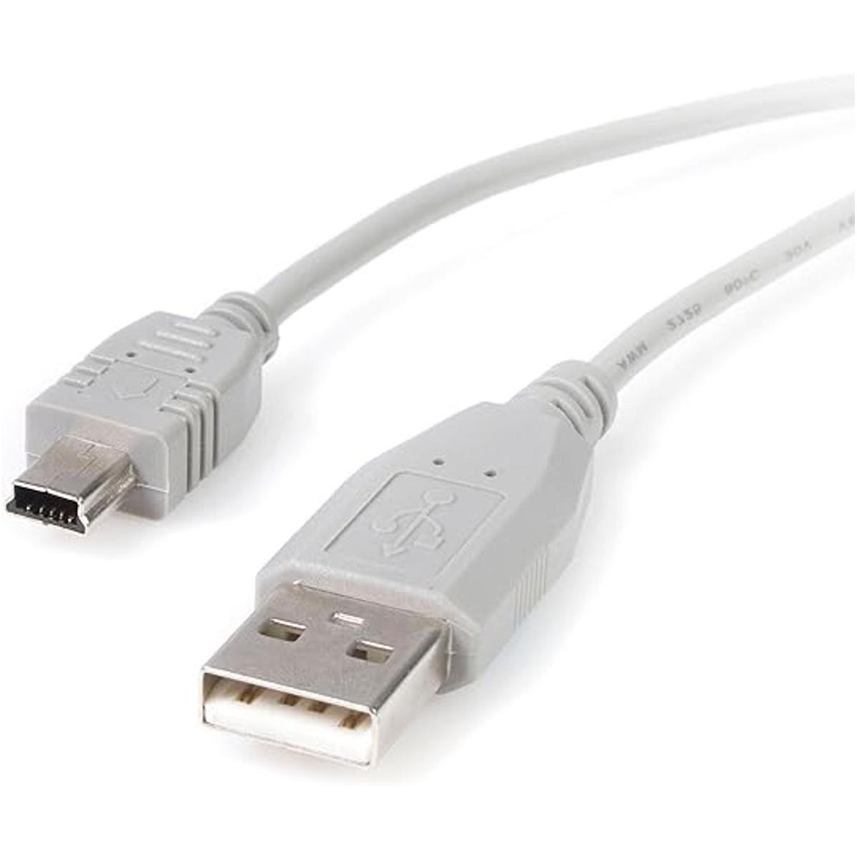 cable mini usb 2.0, gris