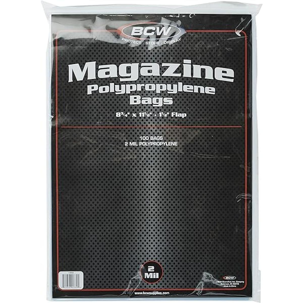 Bolsas para guardar revistas