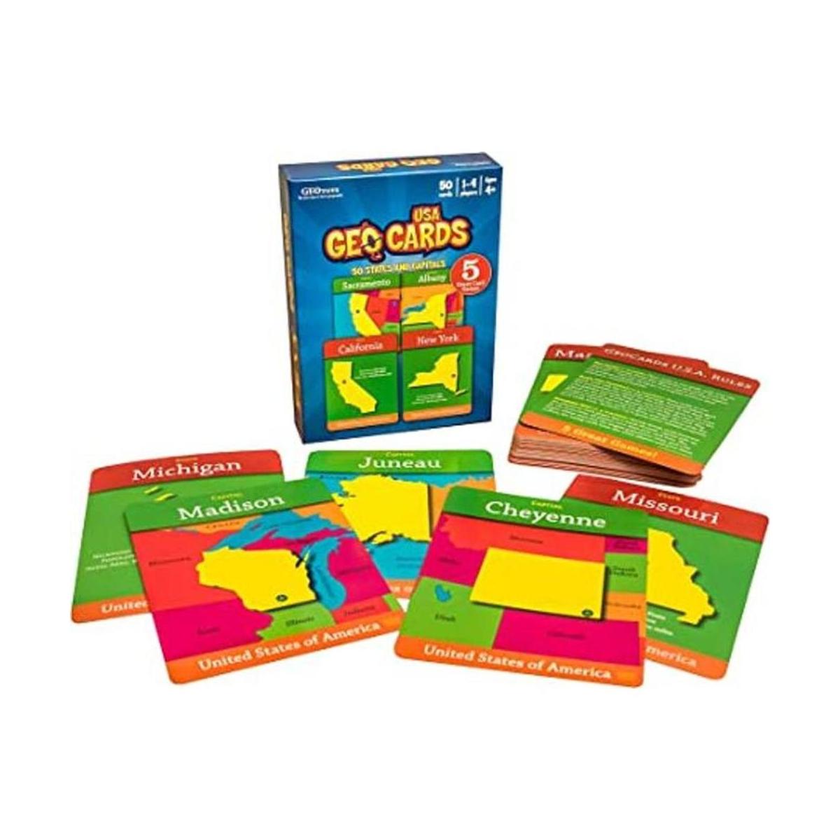 Juegos de cartas geográficas para el hogar