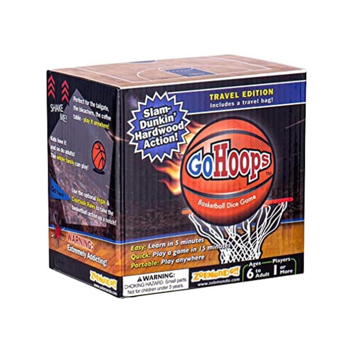 Zobmondo GoHoops Juego de dados de baloncesto