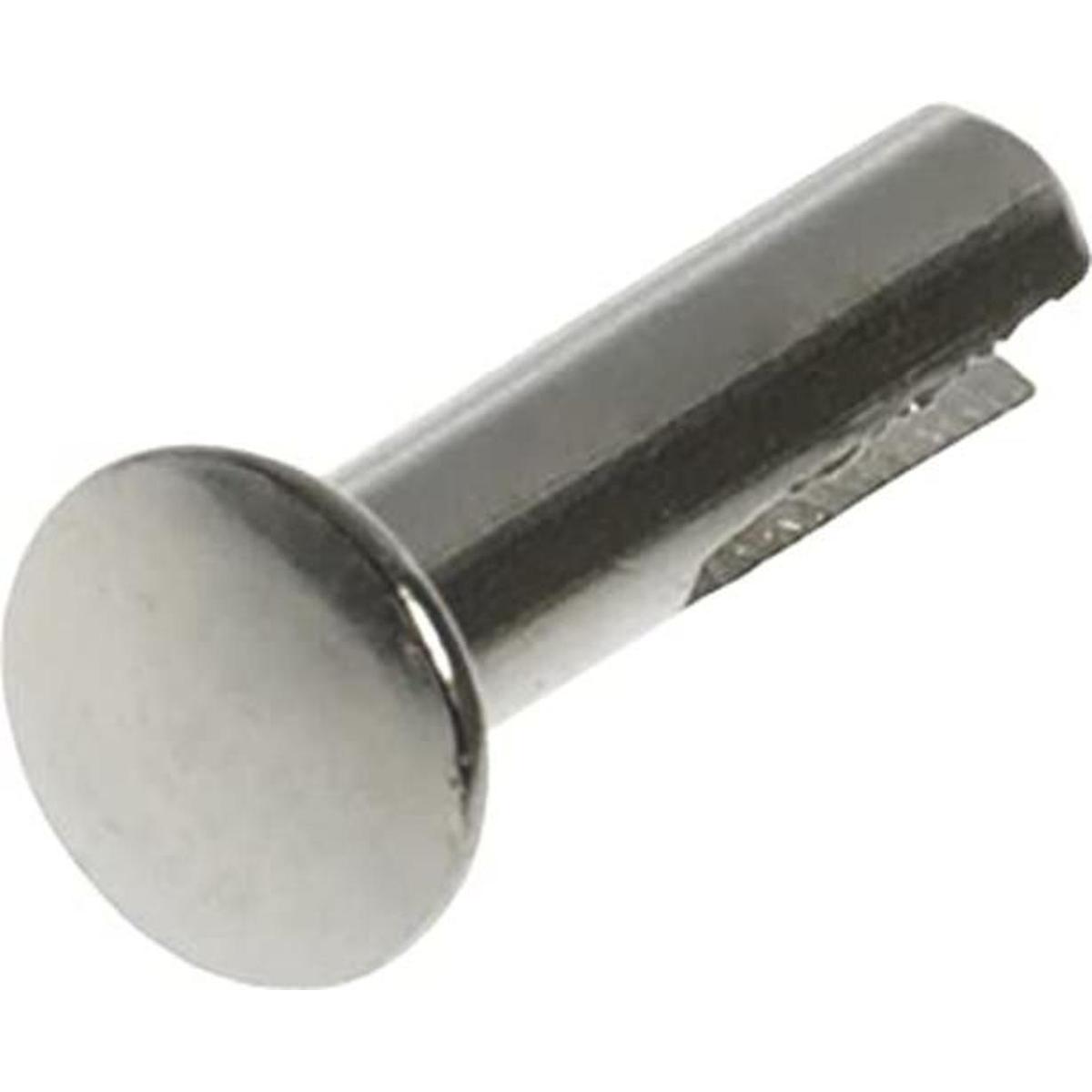 Remache dividido de acero