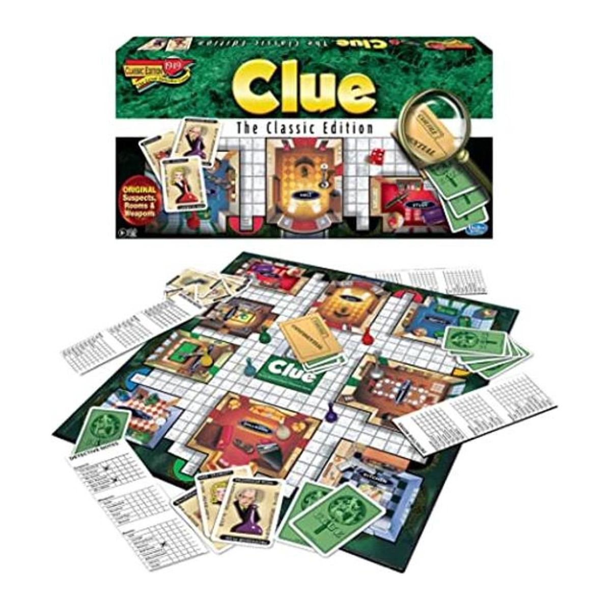 Juego de mesa de misterio Clue