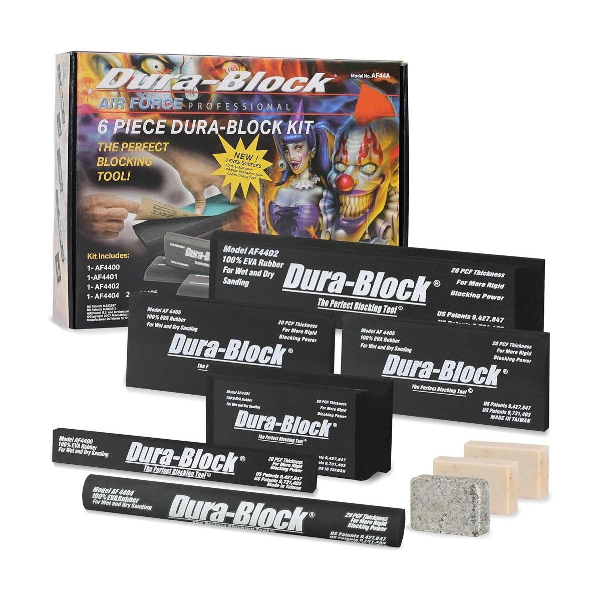 DuraBlock AF44A Juego de 6 piezas de bloque pulidor