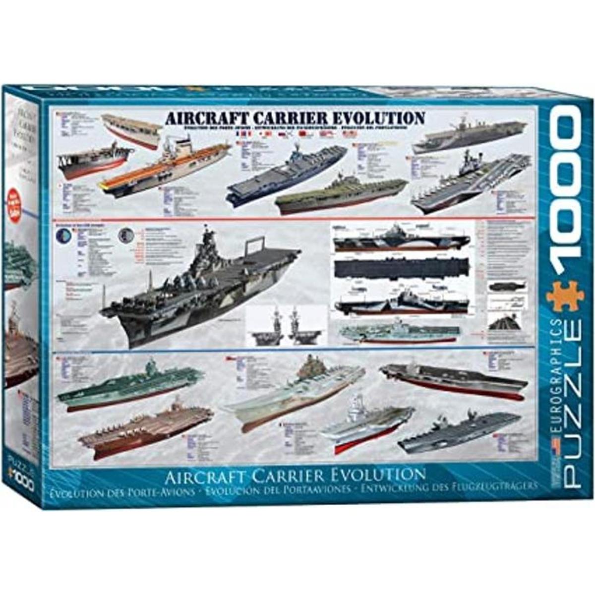 Eurographics Aircraft carrier Evolution Puzzle 1000 piezas