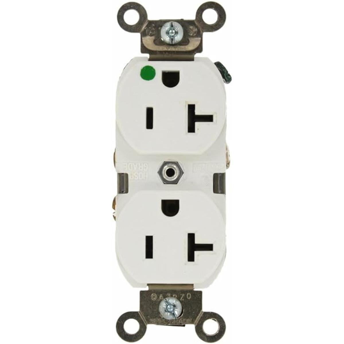 Receptáculo dúplex extra resistente