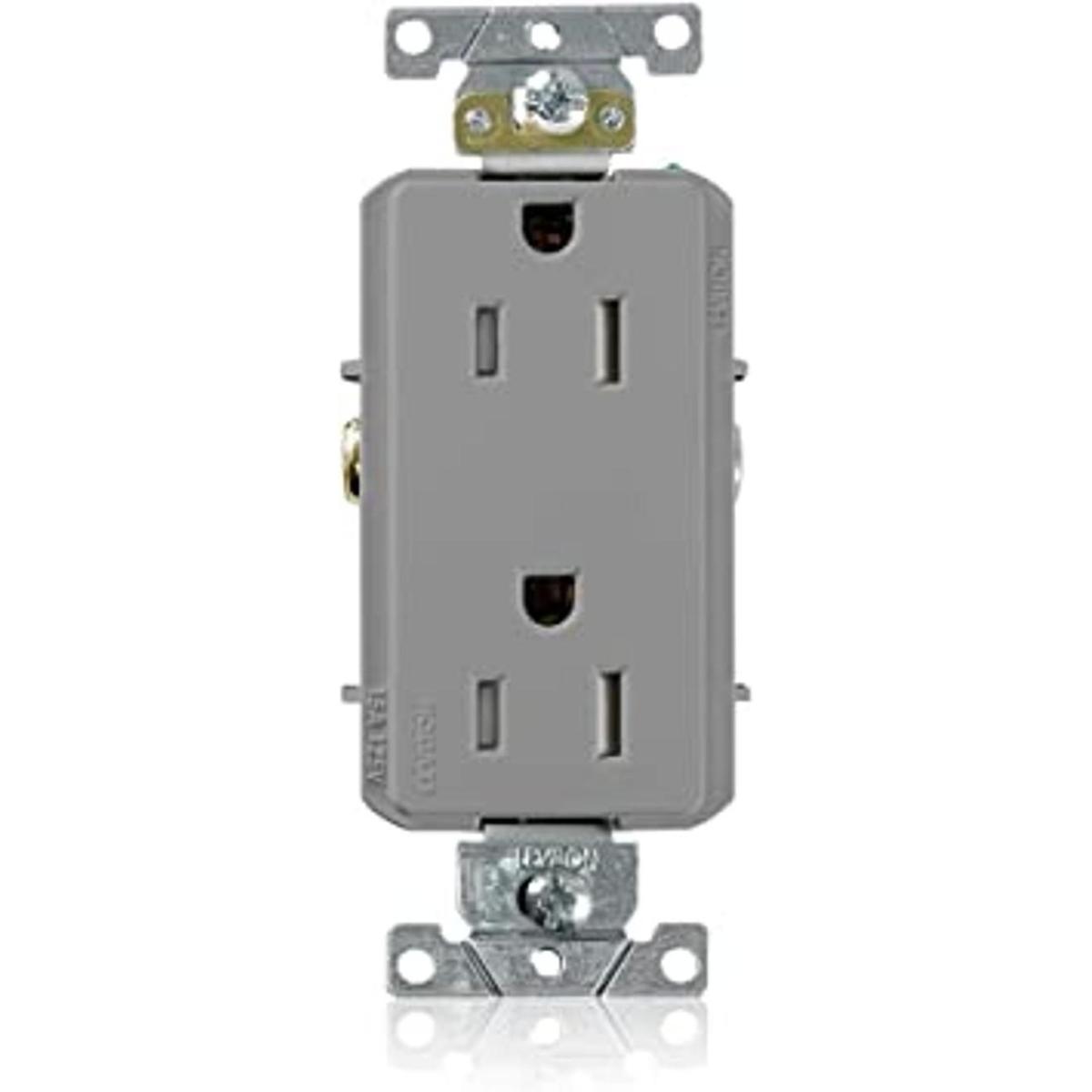 Leviton TDR15GY 15 Amp Receptáculo Duplex