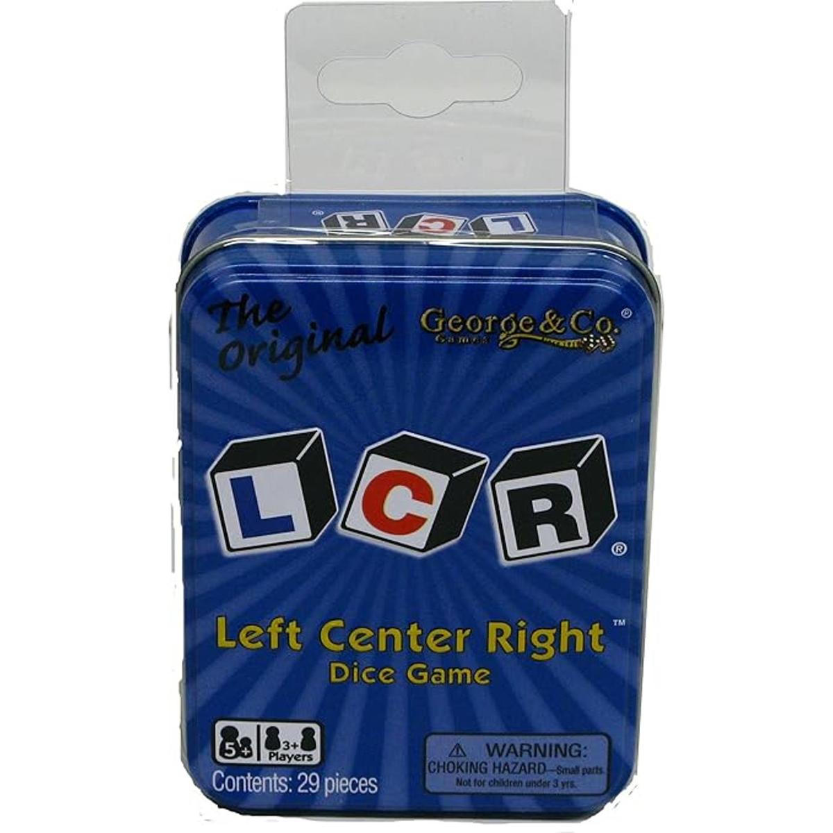 Juego de dados LCR Left Center Right