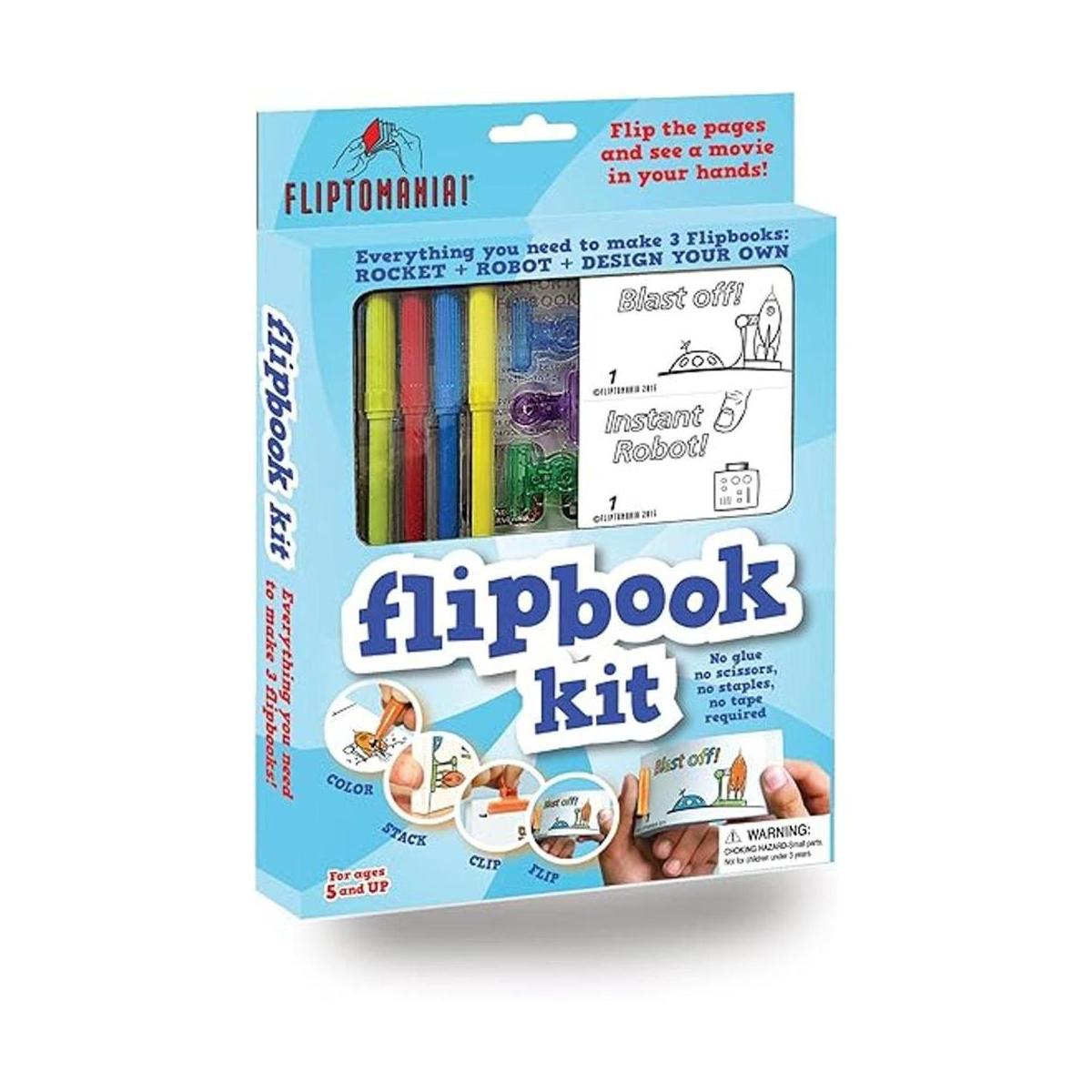 Fliptomania Flipbook Animación Kit
