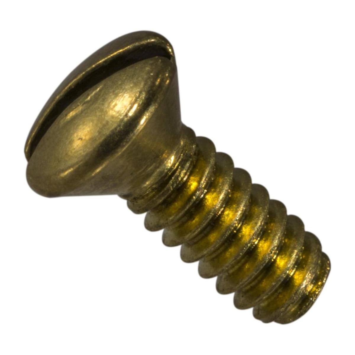 Tornillos de cabeza ranurada Oval máquina