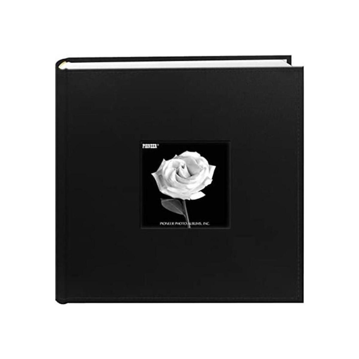 álbum de fotos negro