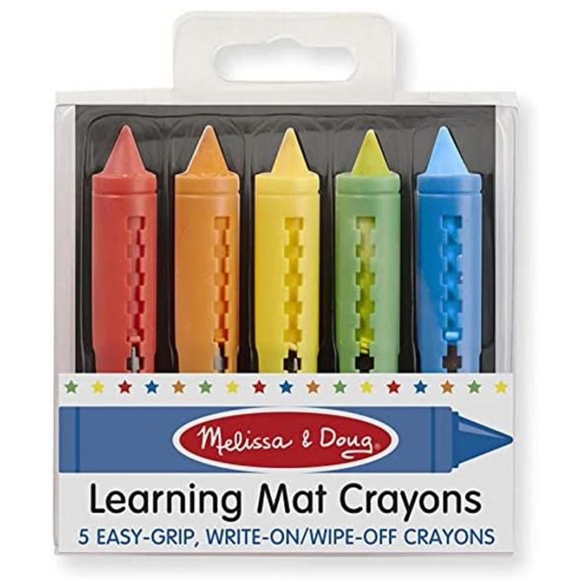 Crayones de estera de aprendizaje Melissa Doug