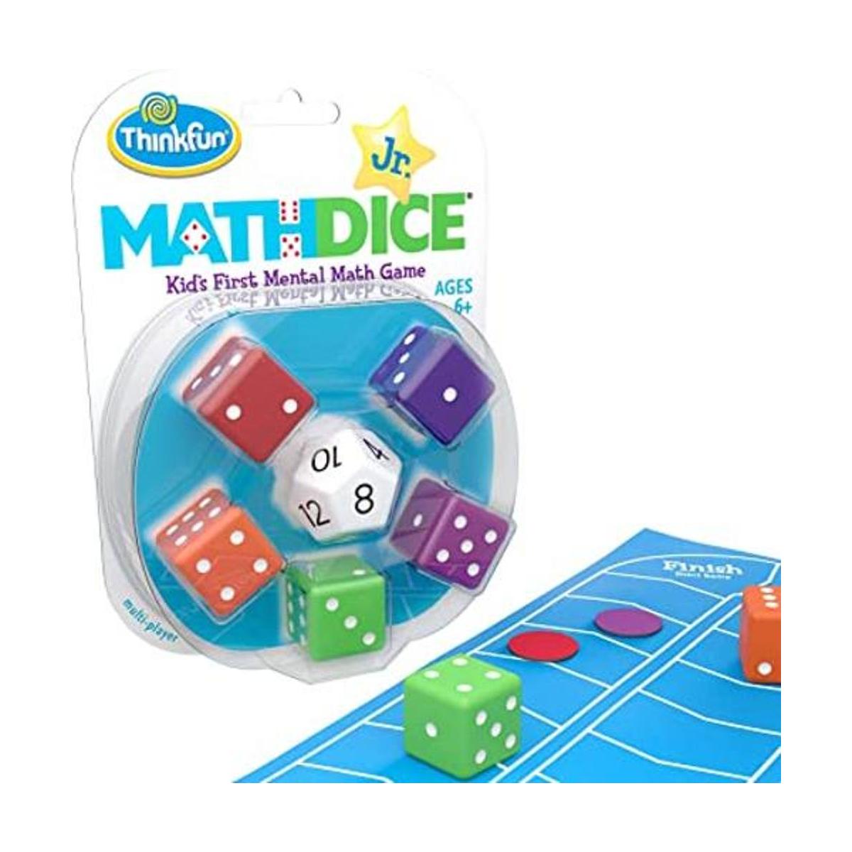 dados de matemáticas para niños