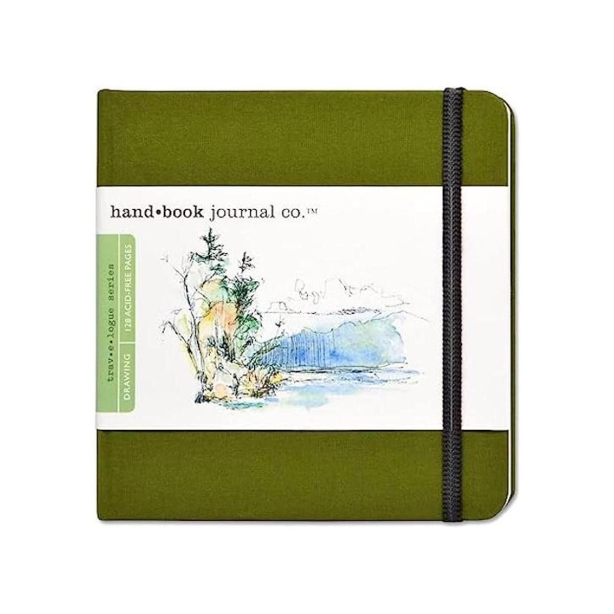 Diario de dibujo Verde Cadmium