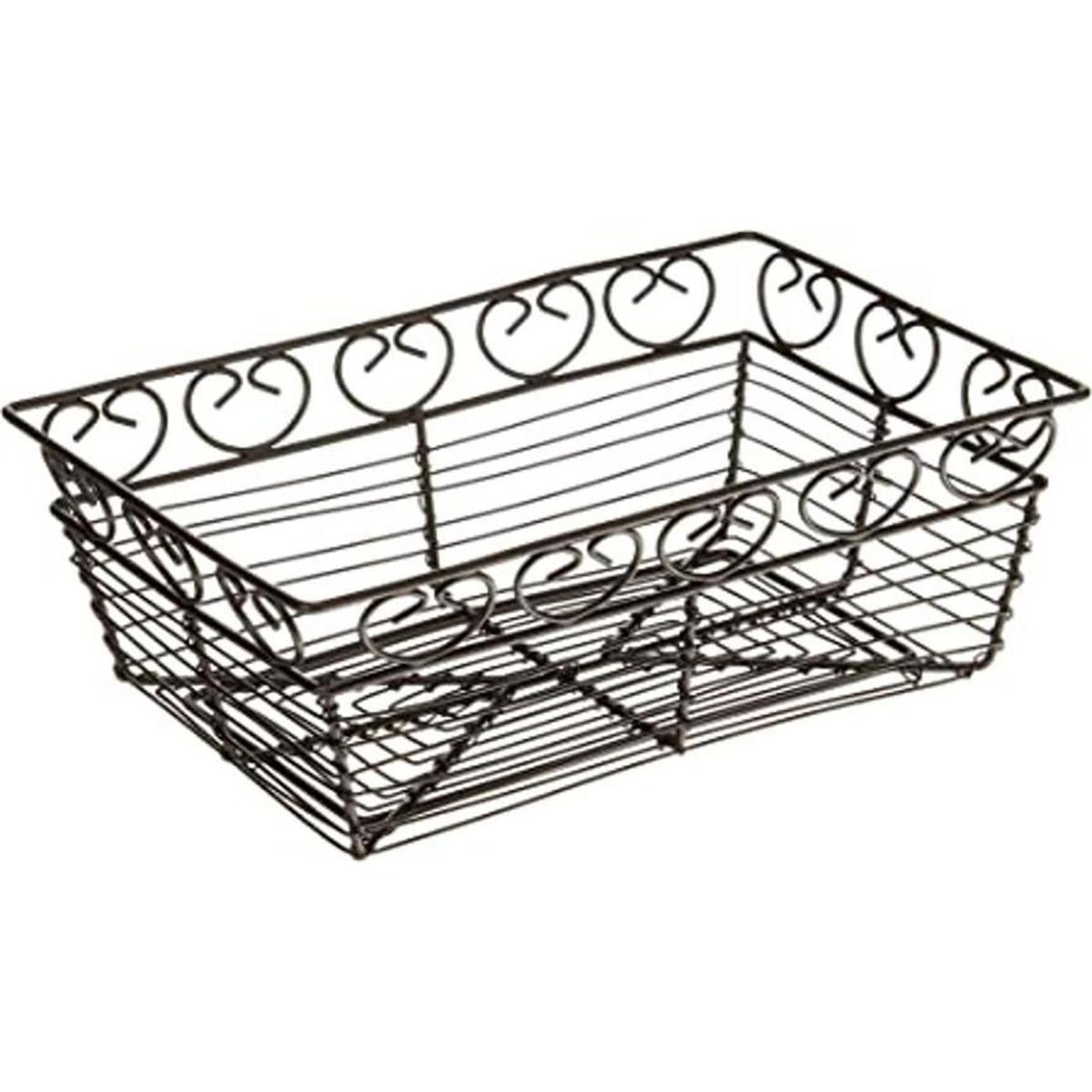 Winco Cesta de fruta rectangular