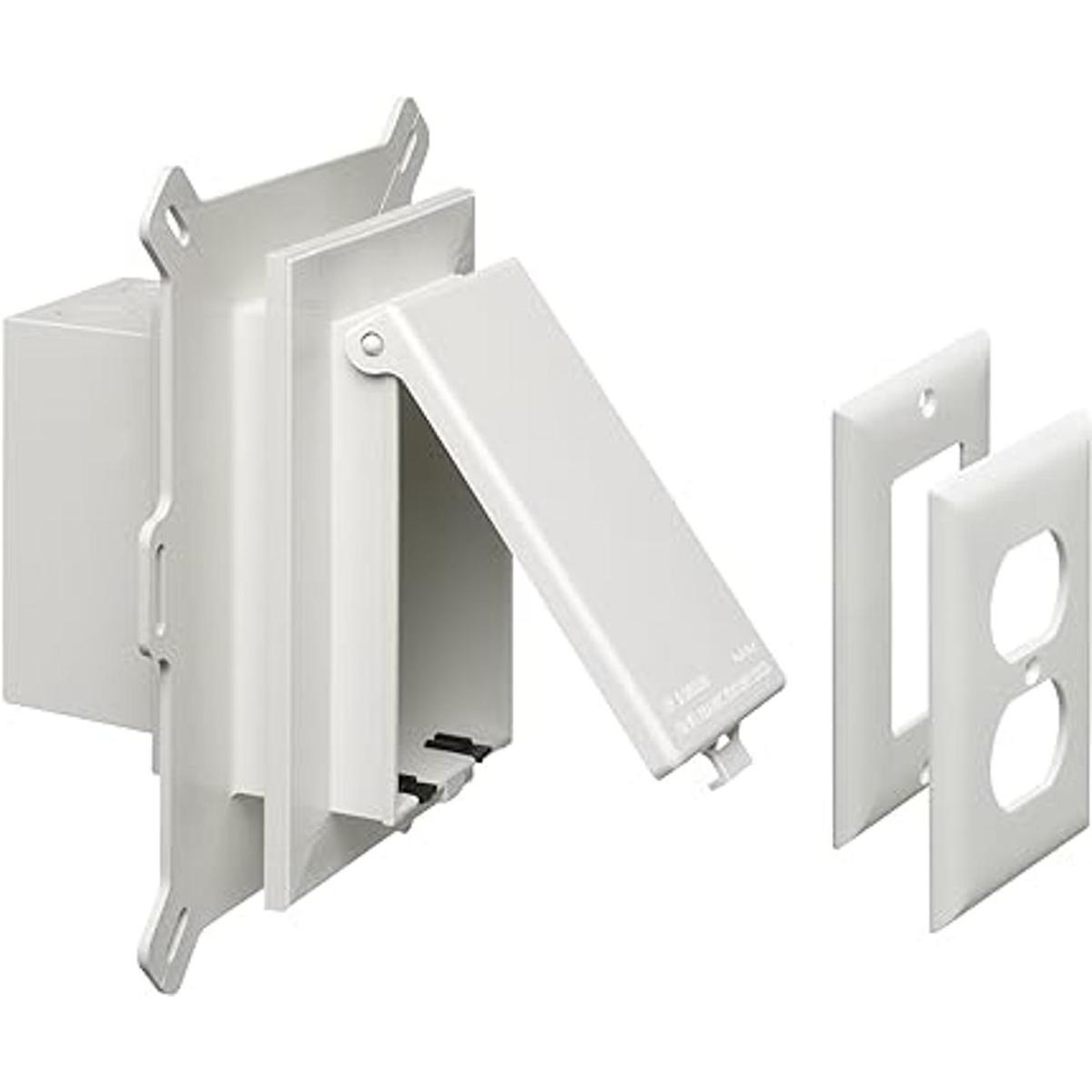 Kit de placa de pared de caja de salida empotrada