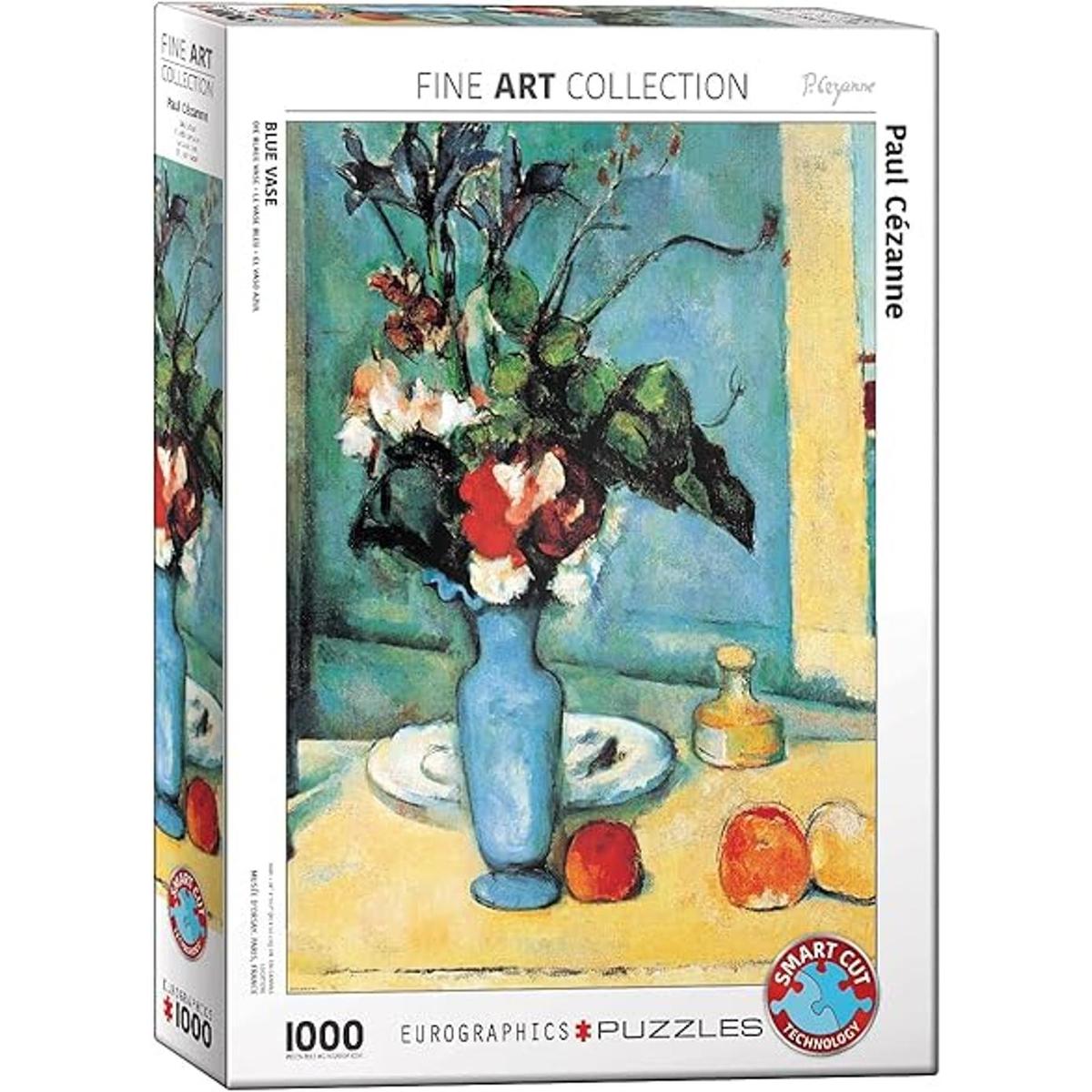 Eurographics jarrón azul por Cezanne Puzzle de 1000 piezas