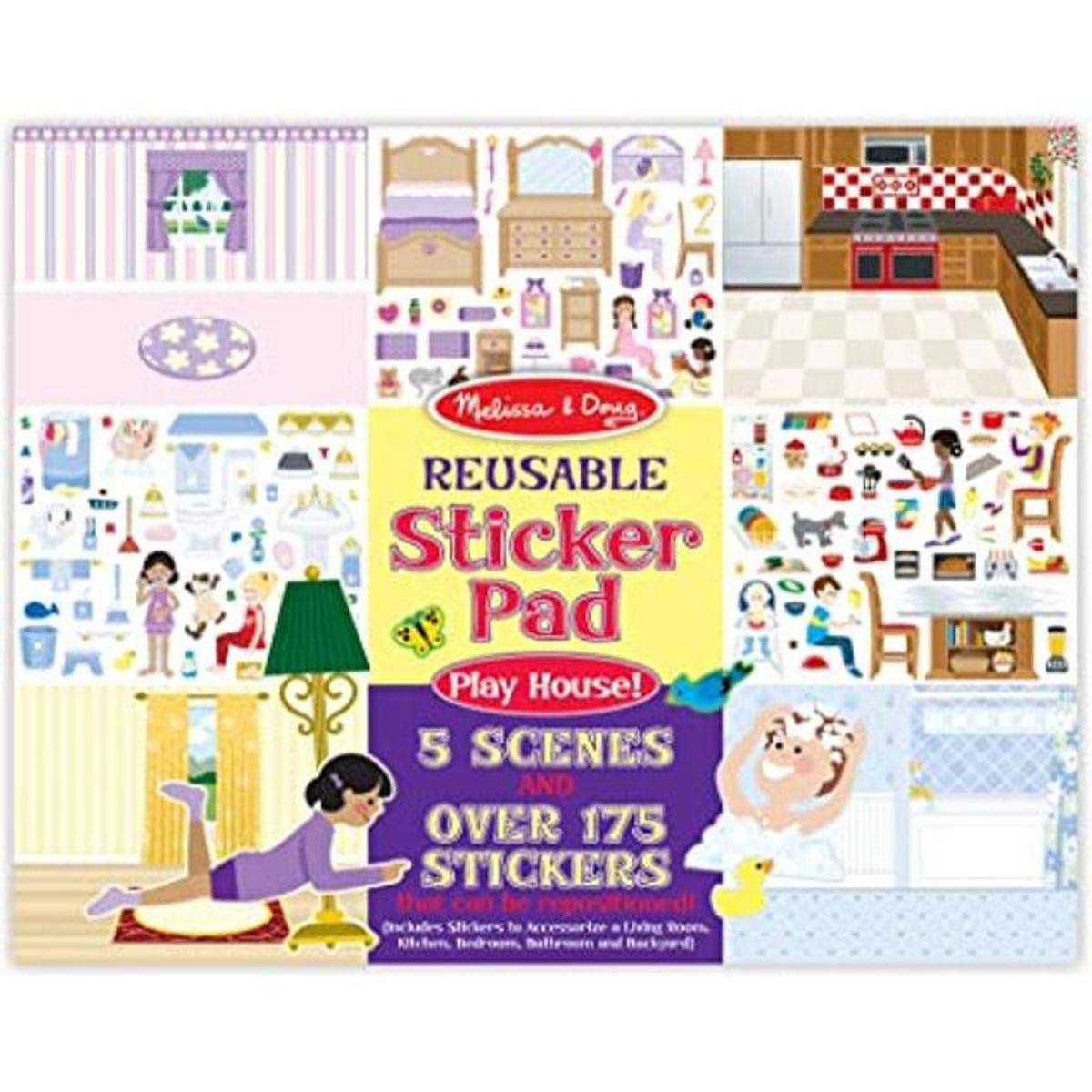Etiqueta adhesiva reutilizable Melissa & Doug