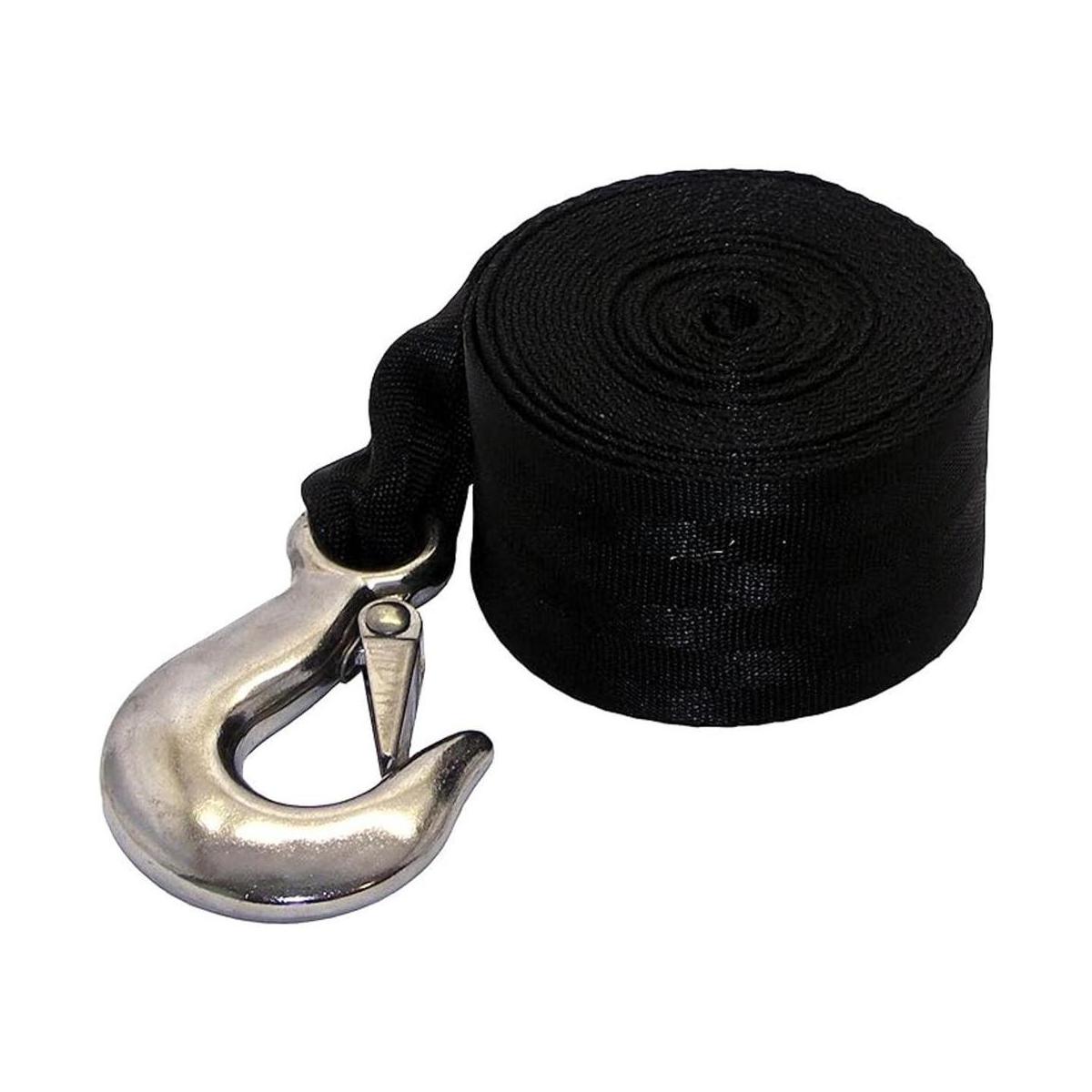 Shoreline Marine Winch Strap with Hook