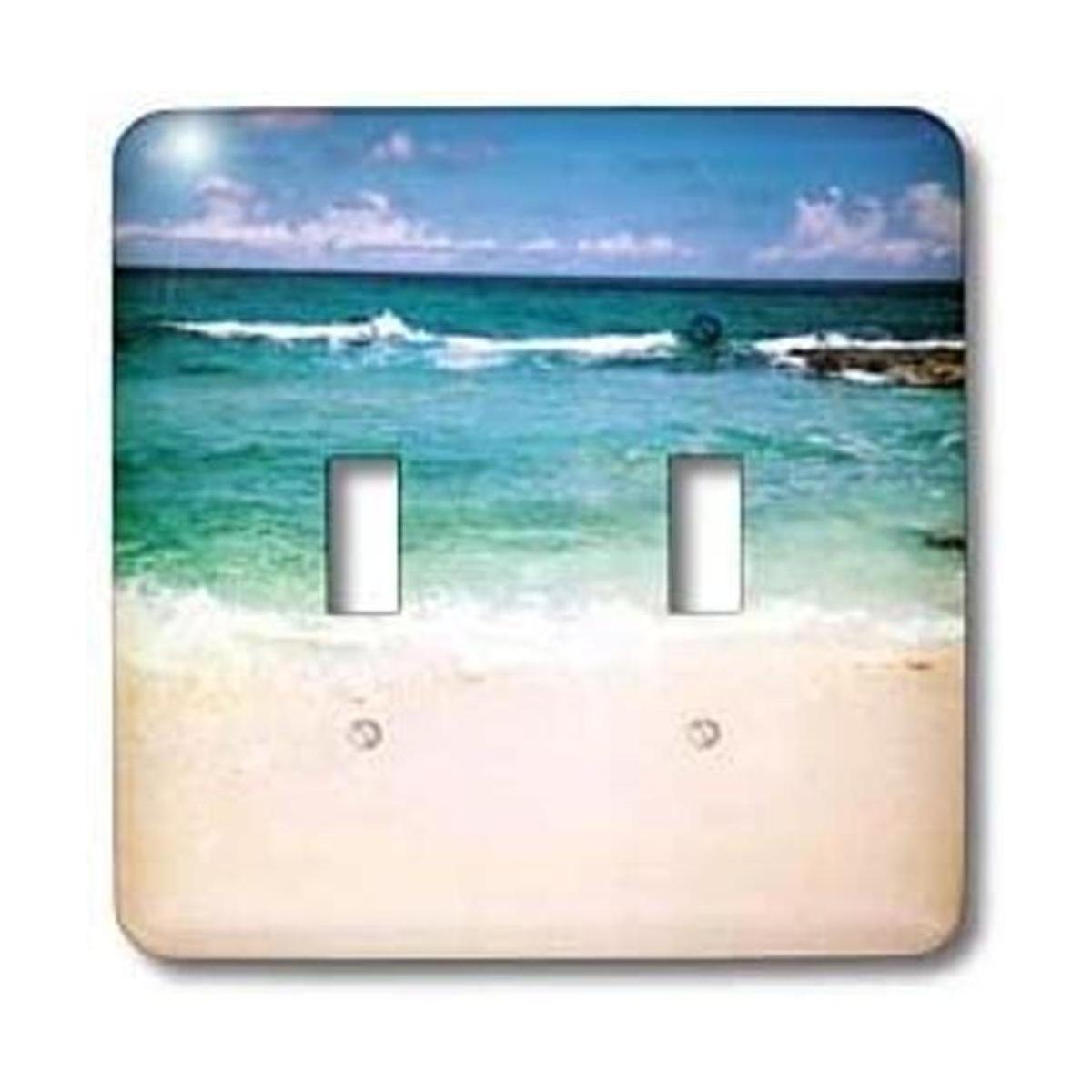 hermosa playa de arena doble Toggle Switch