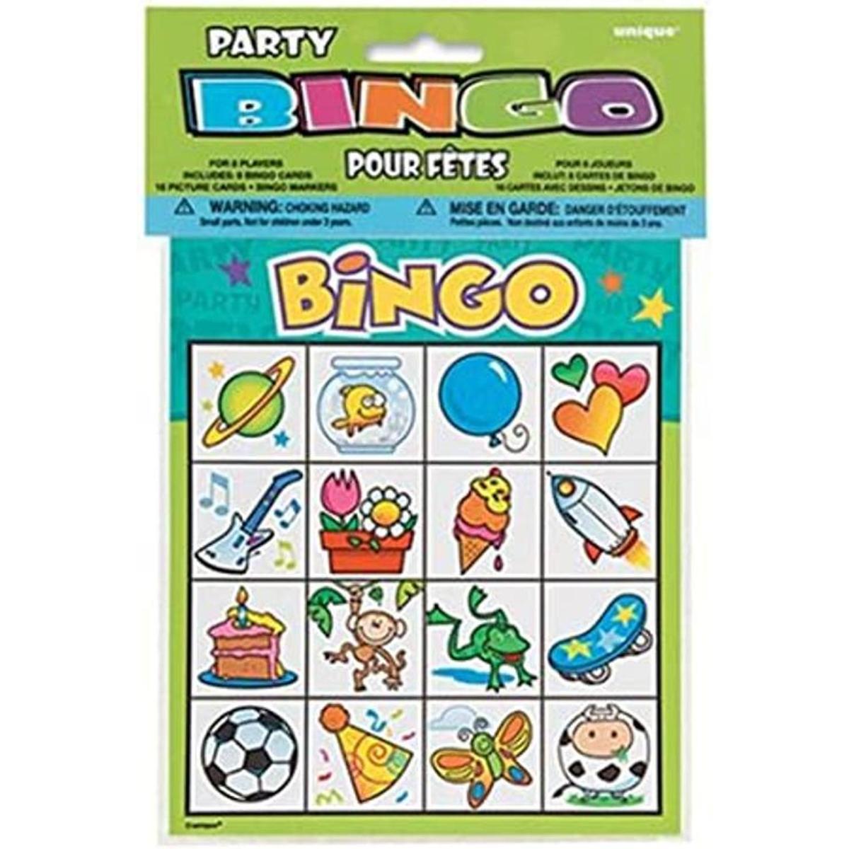 Juego de bingo para fiesta