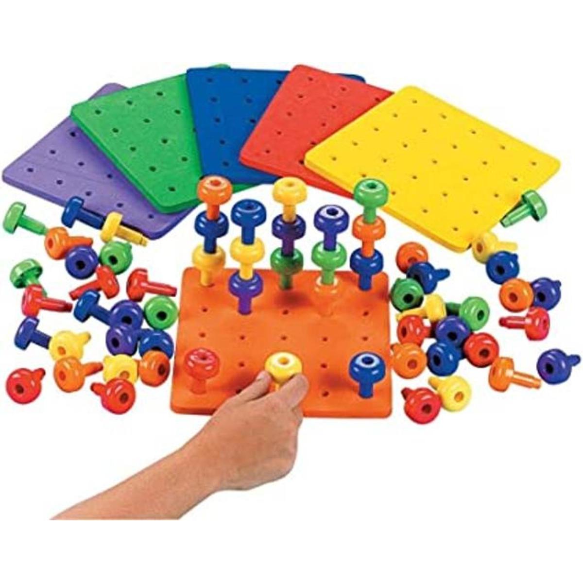 Stack it Peg juego de terapia ocupacional