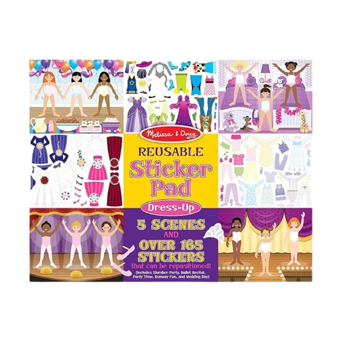 Adhesivos reutilizables de ropa Dressup